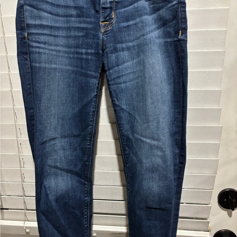 Hudson Dark Blue Skinny Jeans - Picture 6 of 11